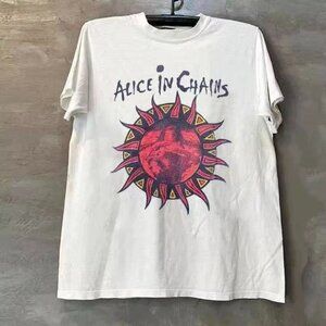 Alice in Chains Sun Tour Shirt Vintage Grunge Rock Tee Retro Concert Fan Shirt